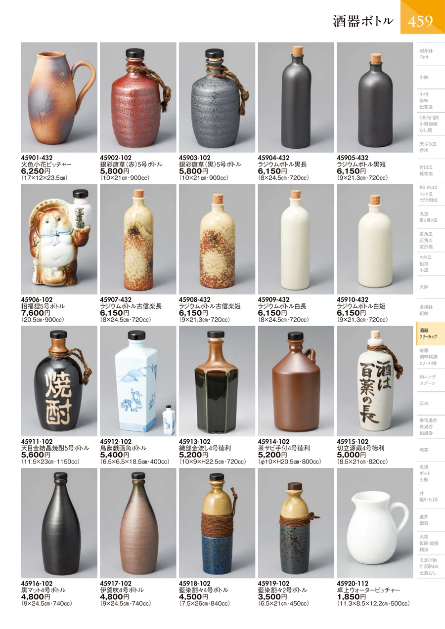 酒器 ページ460