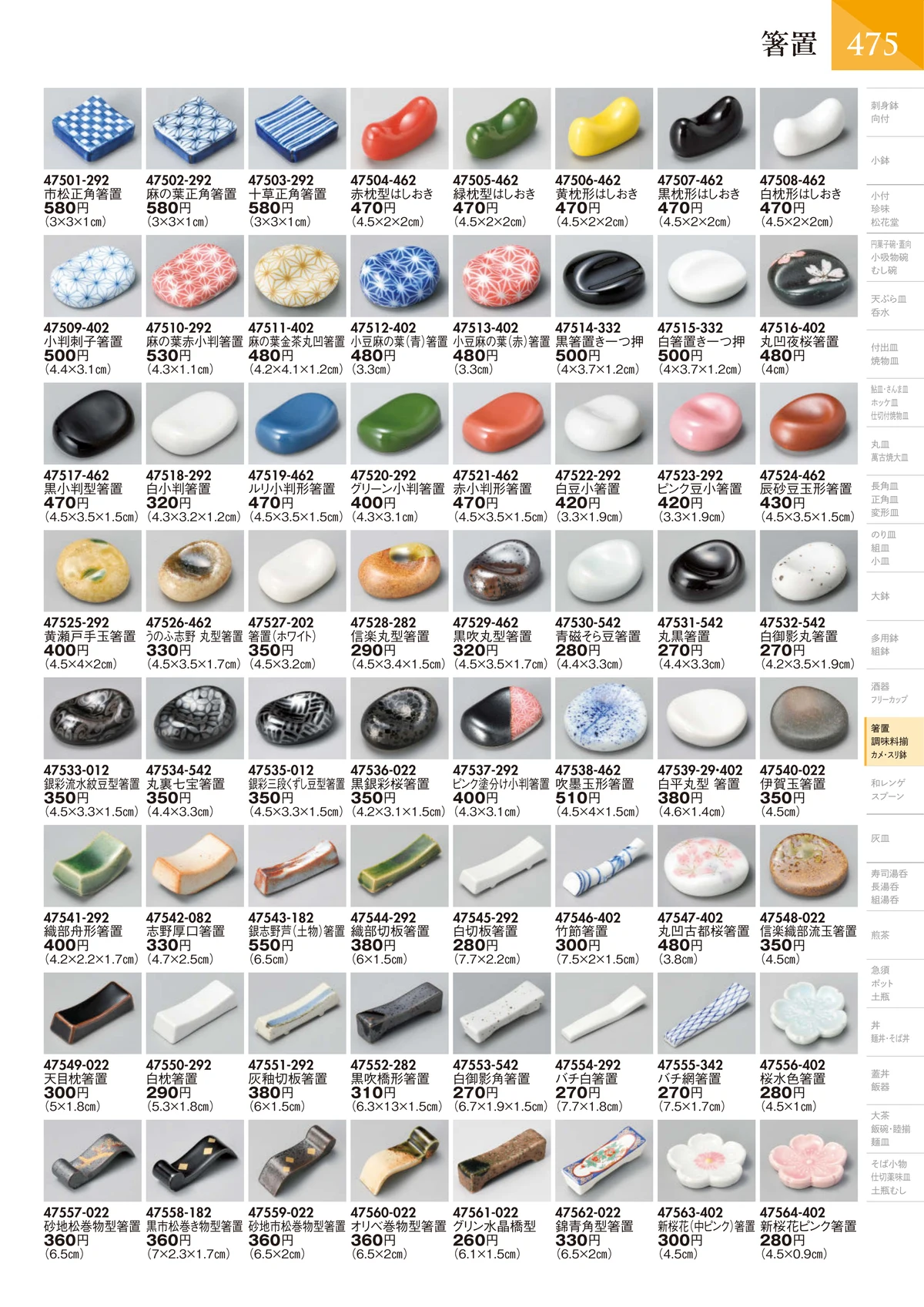 陶里vol.32・ページ番号476・調味料揃