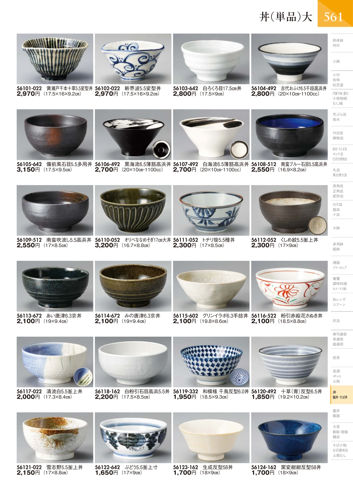 陶里vol.32・ページ番号562・丼（単品）大