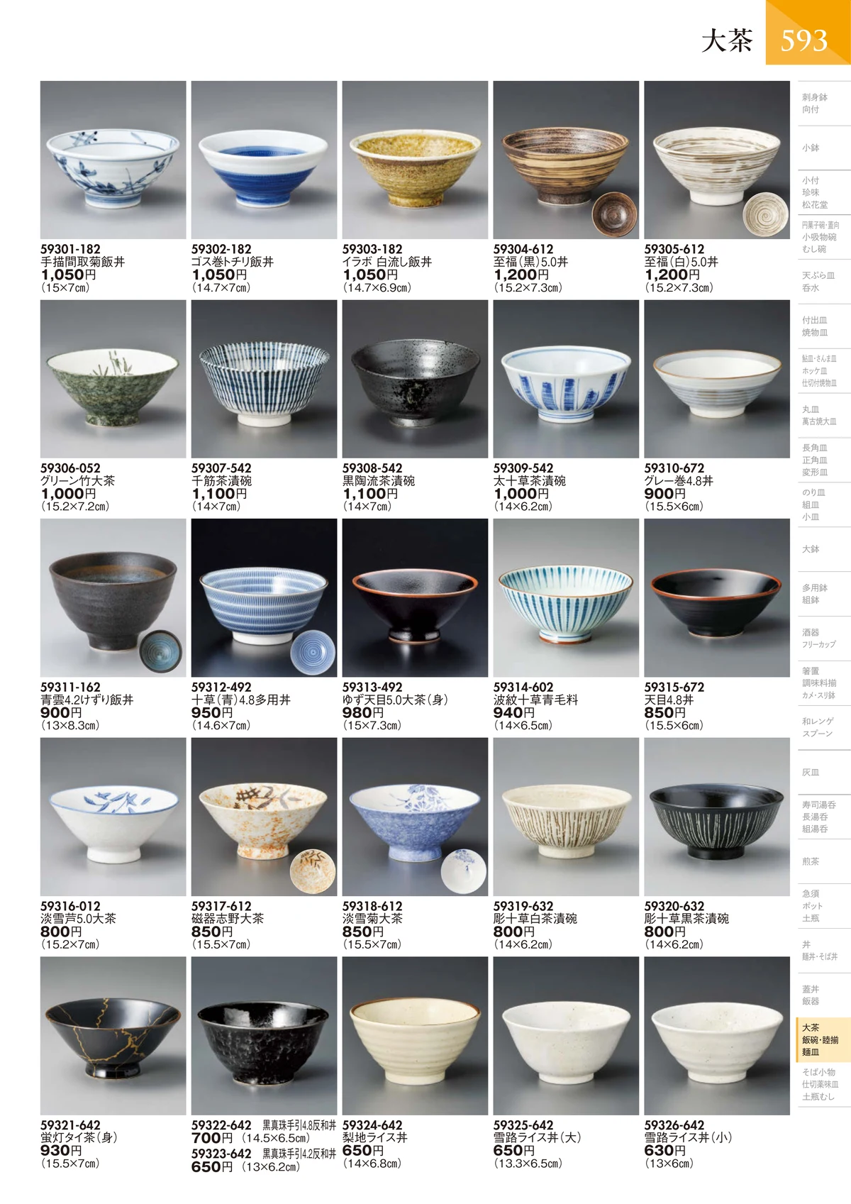 陶里vol.32・ページ番号594・飯碗（強化）