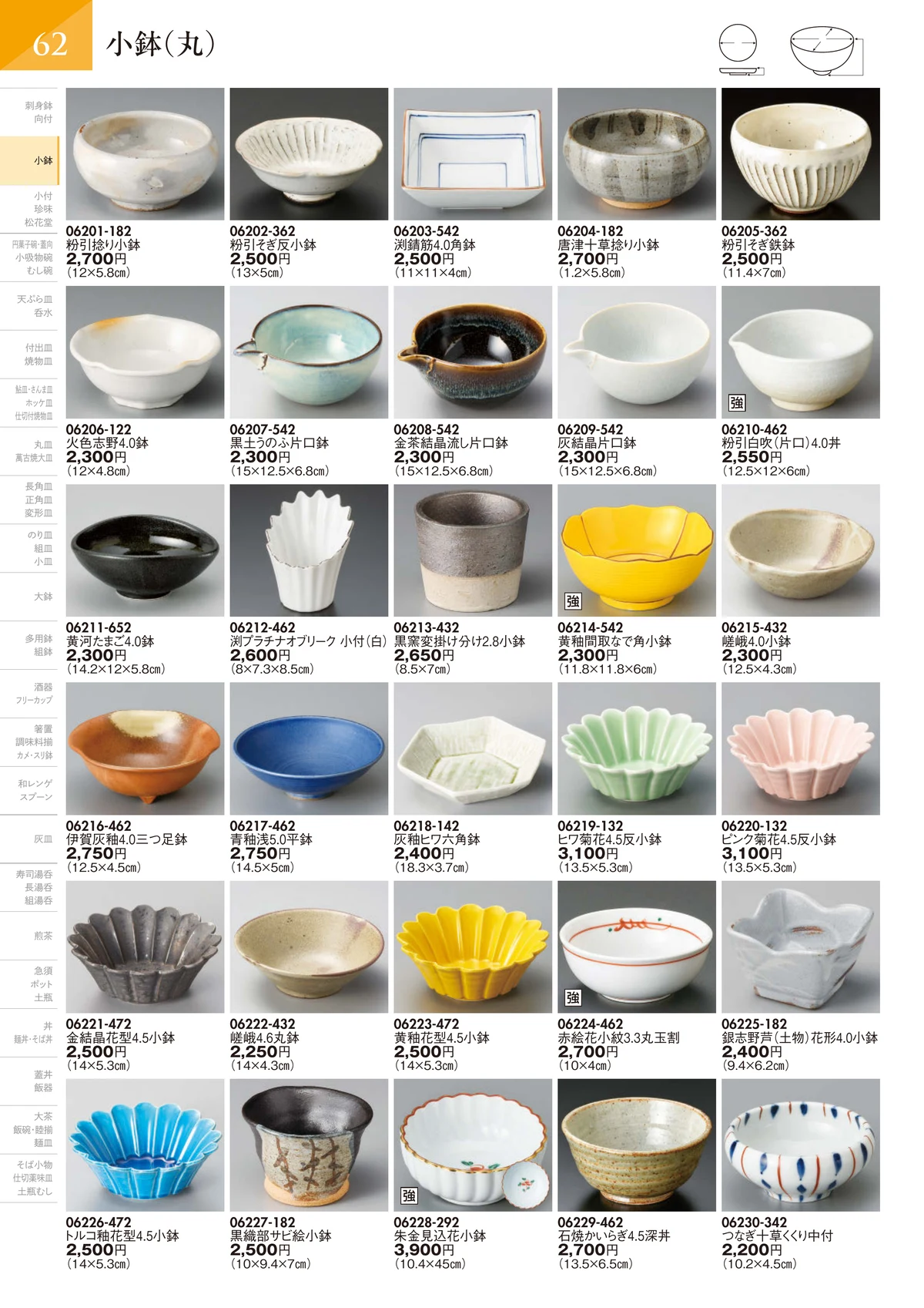 陶里vol.32・ページ番号63・小鉢（丸）