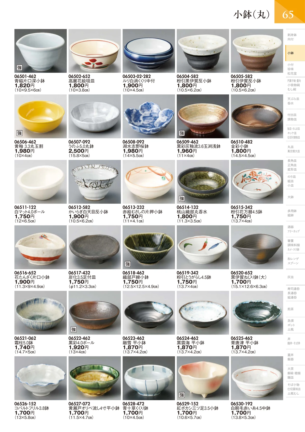 陶里vol.32・ページ番号66・小鉢（丸）