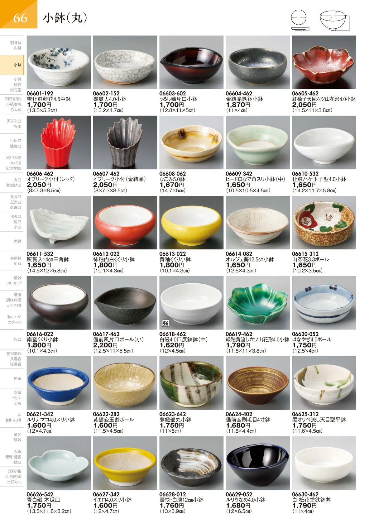 陶里vol.32・ページ番号67・小鉢（丸）
