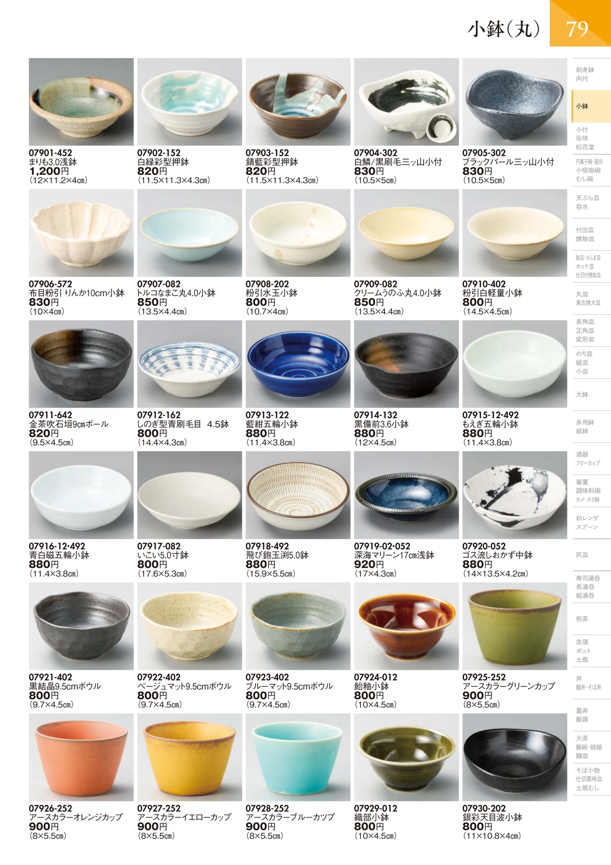 陶里vol.32・ページ番号80・小鉢（丸）