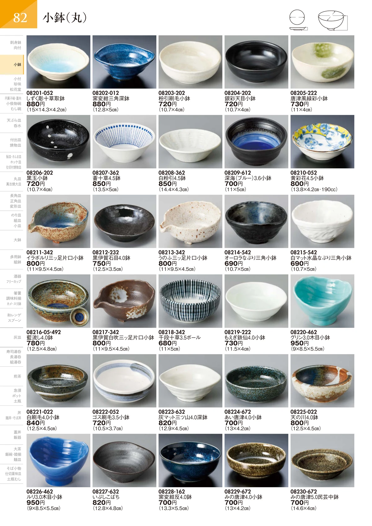 陶里vol.32・ページ番号83・小鉢（丸）
