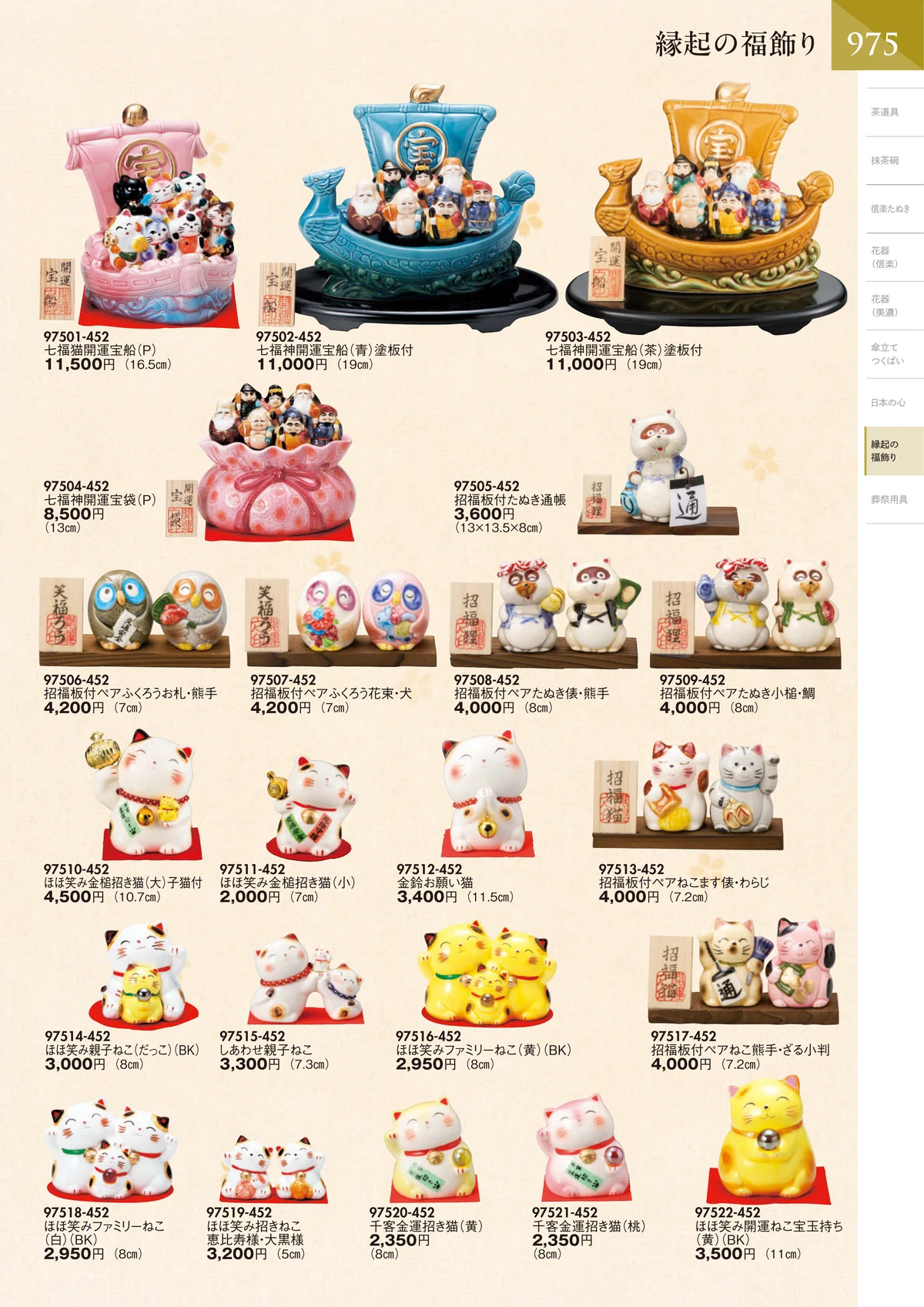 陶里vol.32・ページ番号976・縁起の福飾り