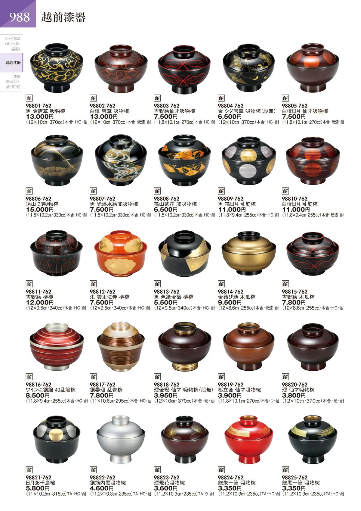 陶里vol.32・ページ番号989・越前漆器