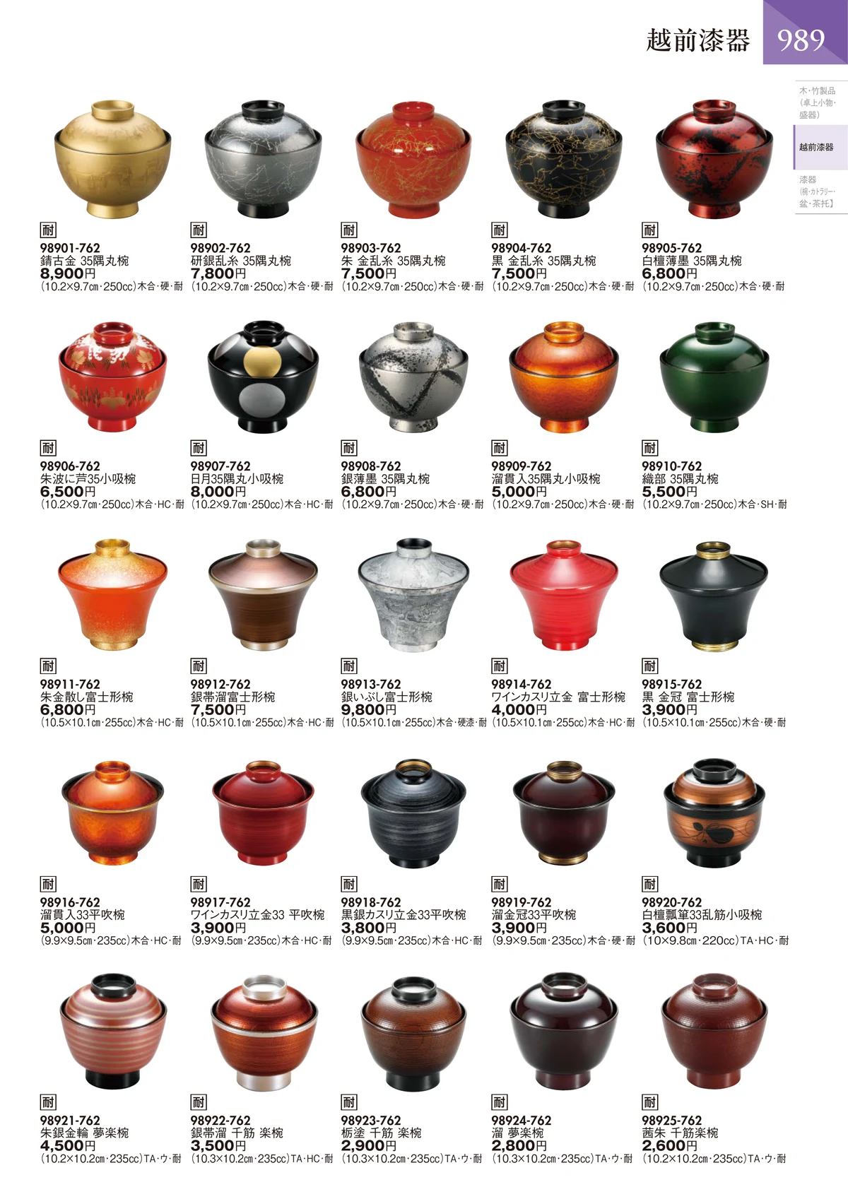 陶里vol.32・ページ番号990・越前漆器