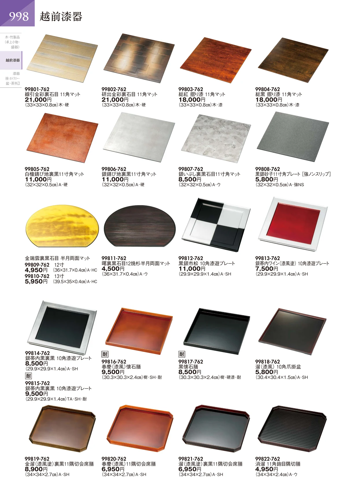 陶里vol.32・ページ番号999・越前漆器