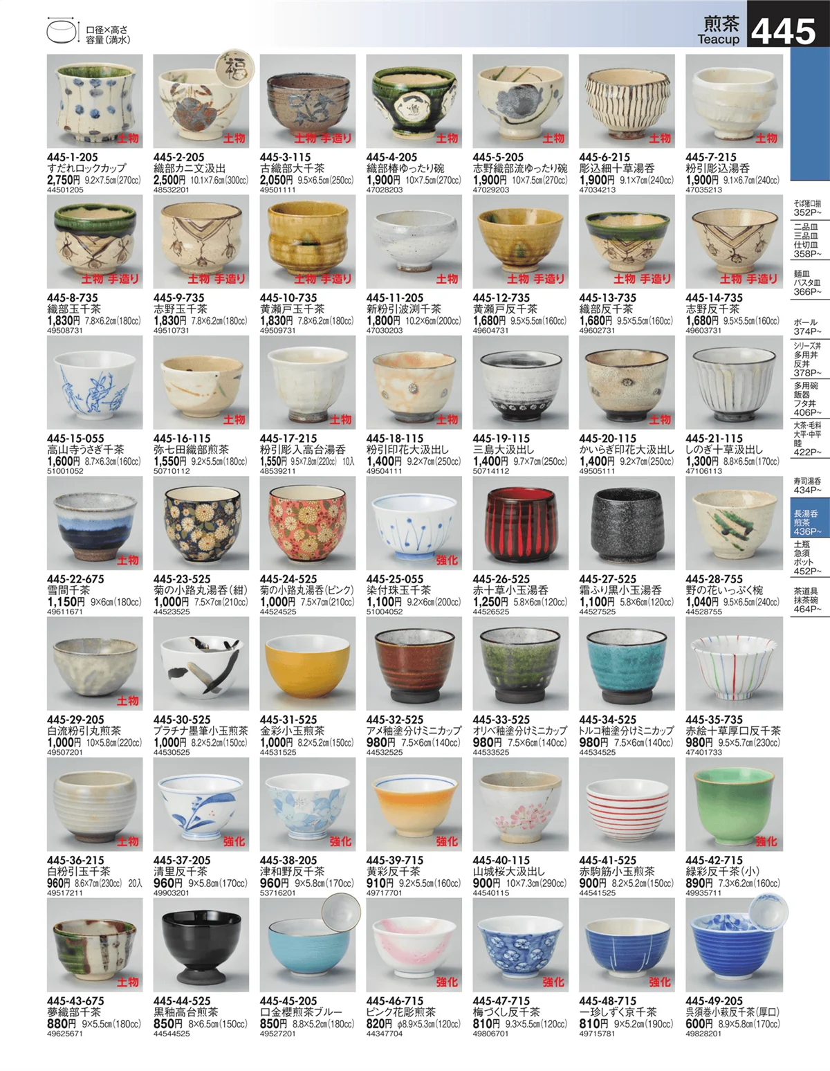 うつわ・ページ番号445・煎茶