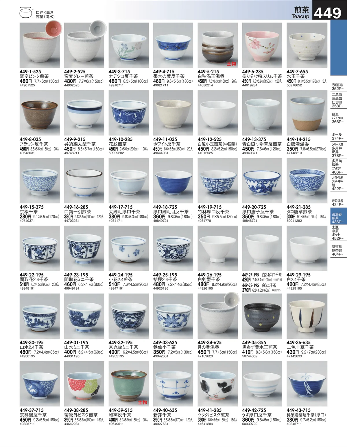 うつわ・ページ番号449・煎茶