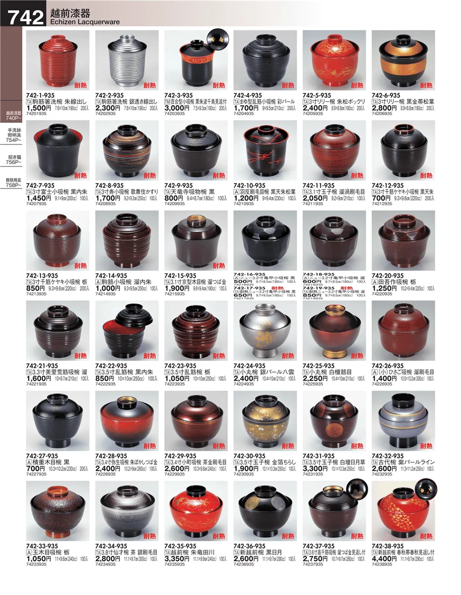 越前漆器 ページ742