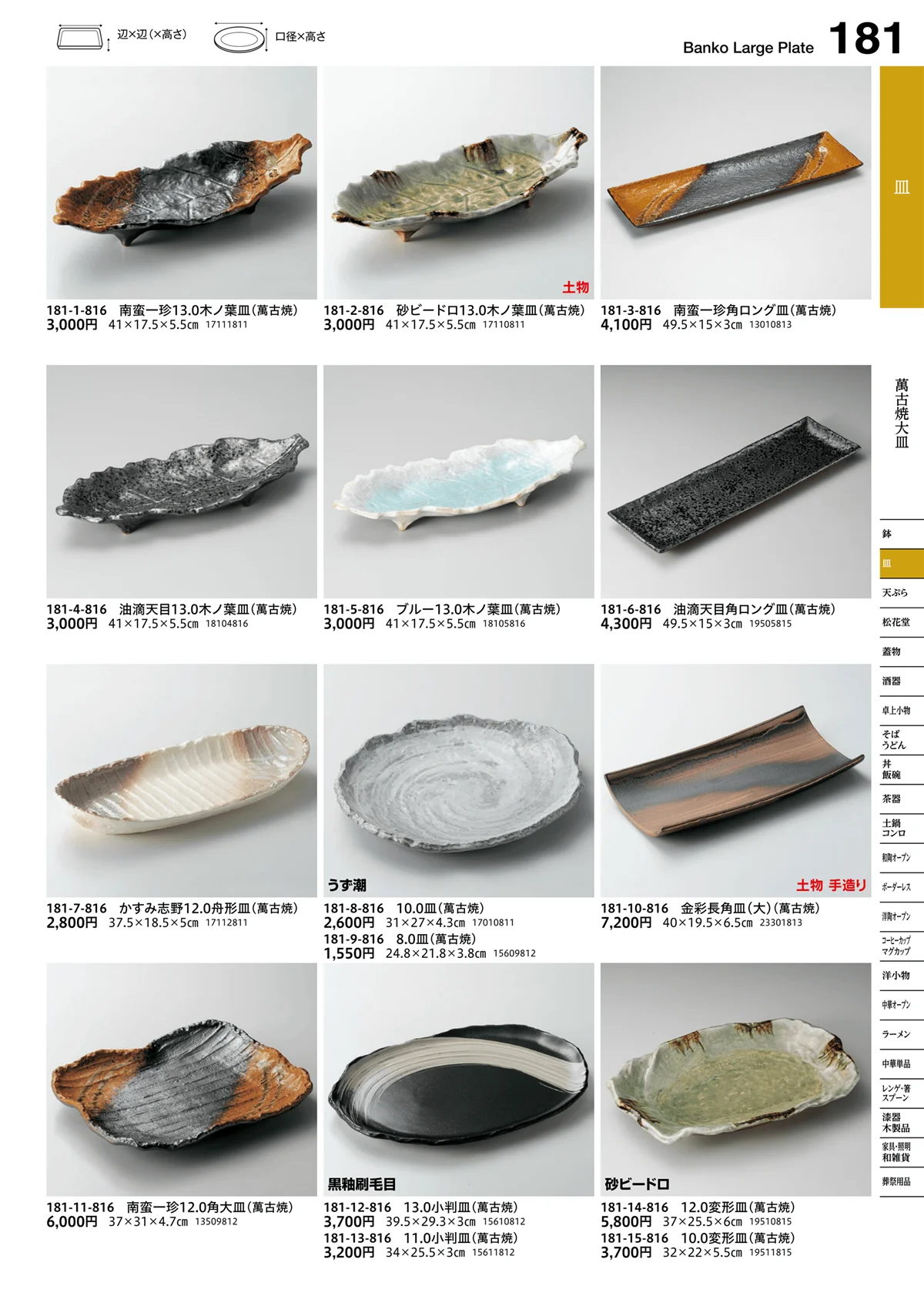 うつわvol.16・ページ番号181・萬古焼大皿