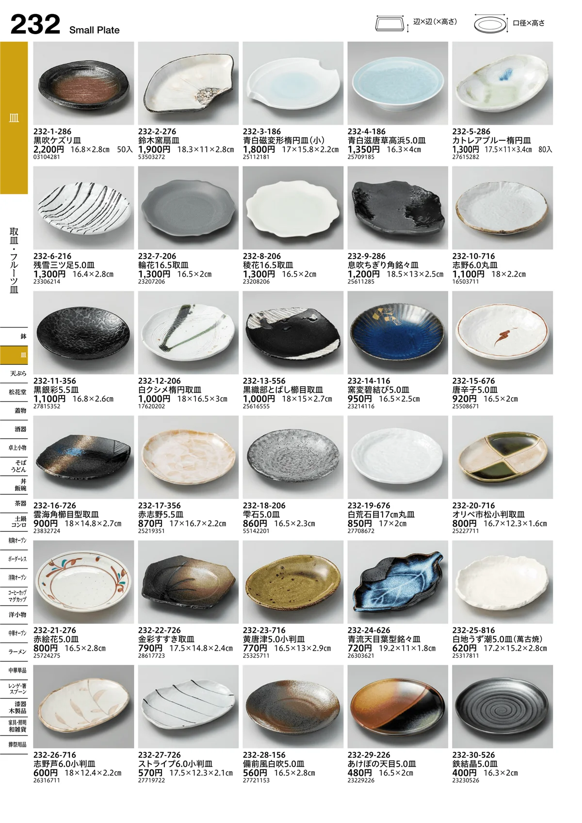 うつわvol.16・ページ番号232・取皿・フルーツ皿