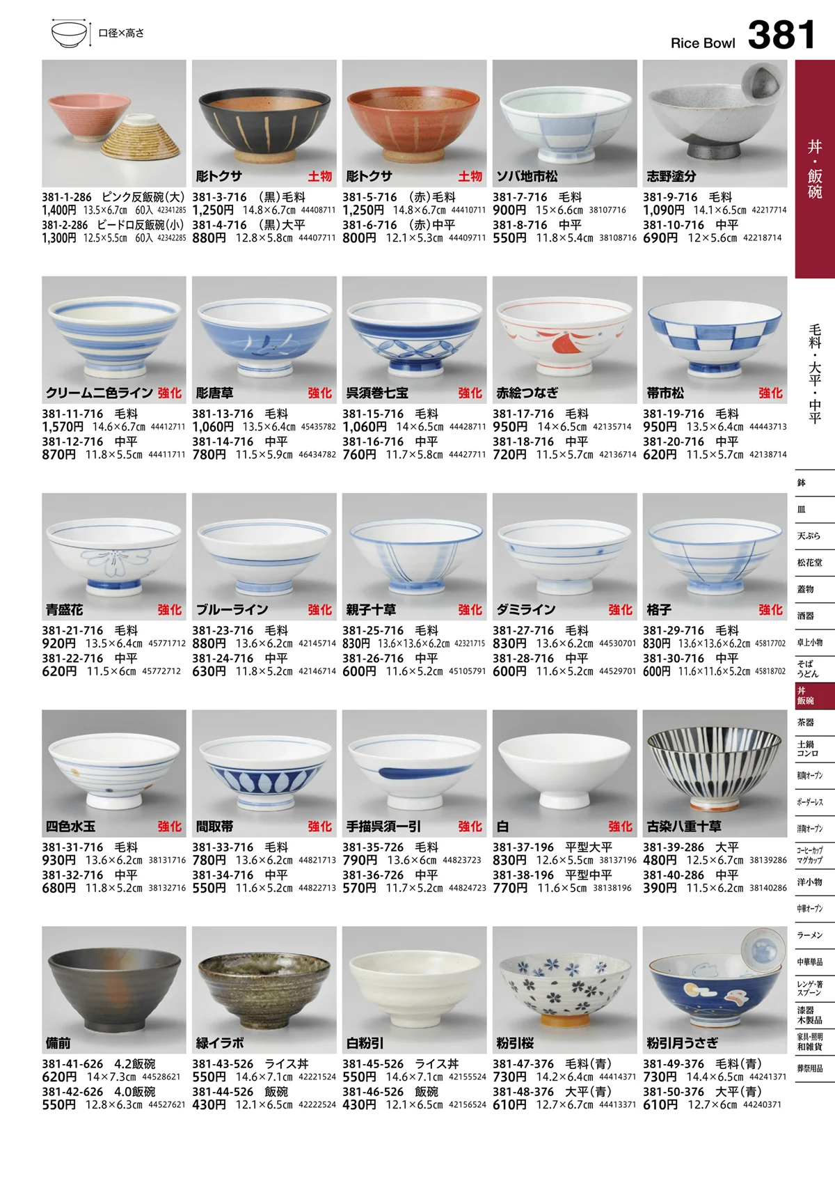 うつわvol.16・ページ番号381・毛料・大平・中平