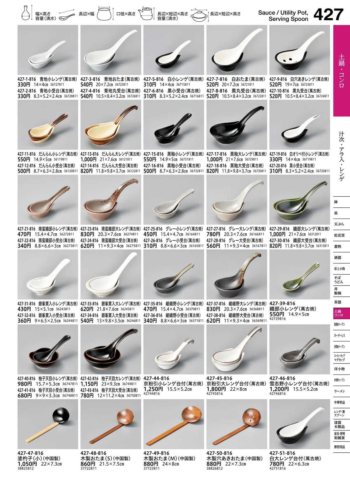 うつわvol.16・ページ番号427・汁次・アラ入・レンゲ