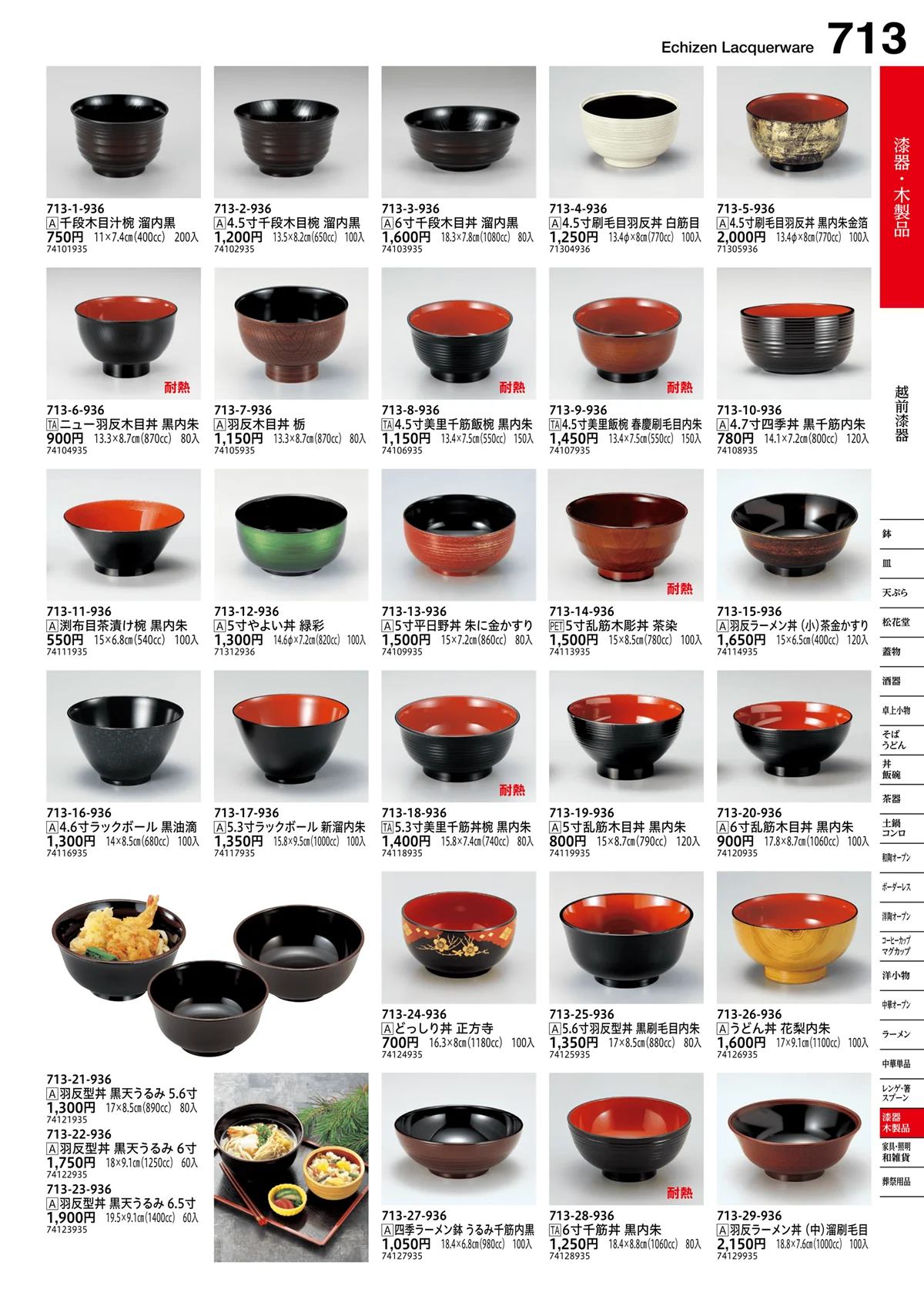 うつわvol.16・ページ番号713・越前漆器