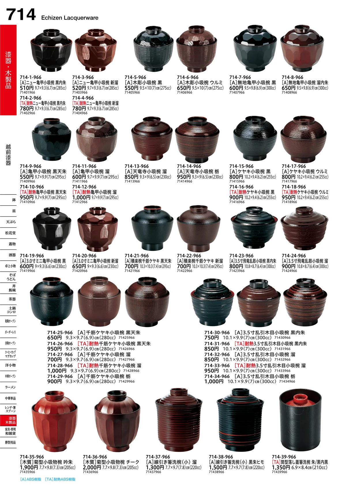 うつわvol.16・ページ番号714・越前漆器