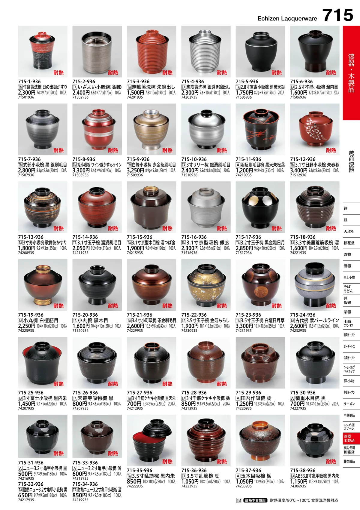 うつわvol.16・ページ番号715・越前漆器