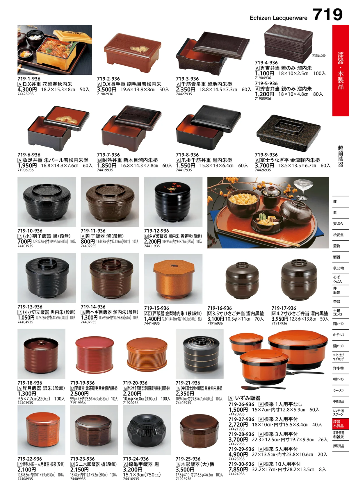 うつわvol.16・ページ番号719・越前漆器