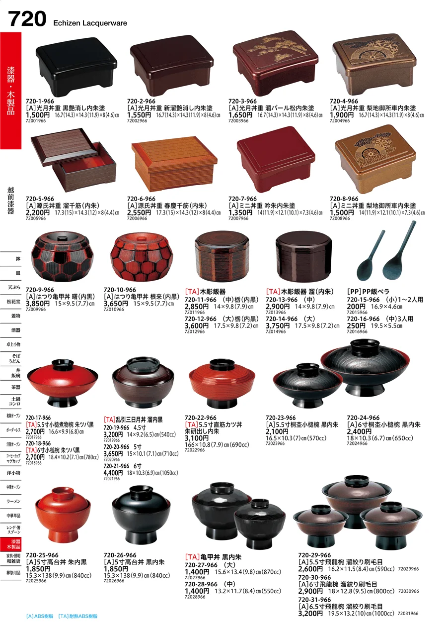 越前漆器 ページ720