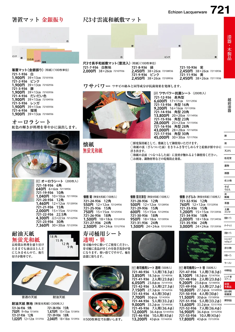 越前漆器 ページ721