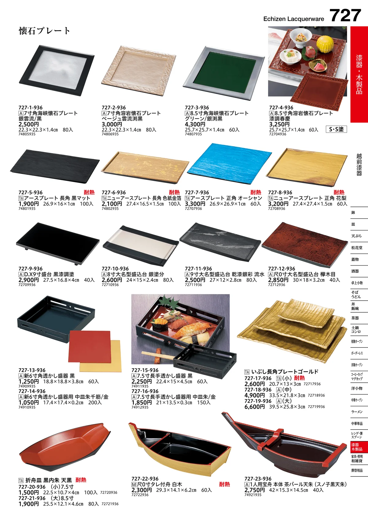 うつわvol.16・ページ番号727・越前漆器