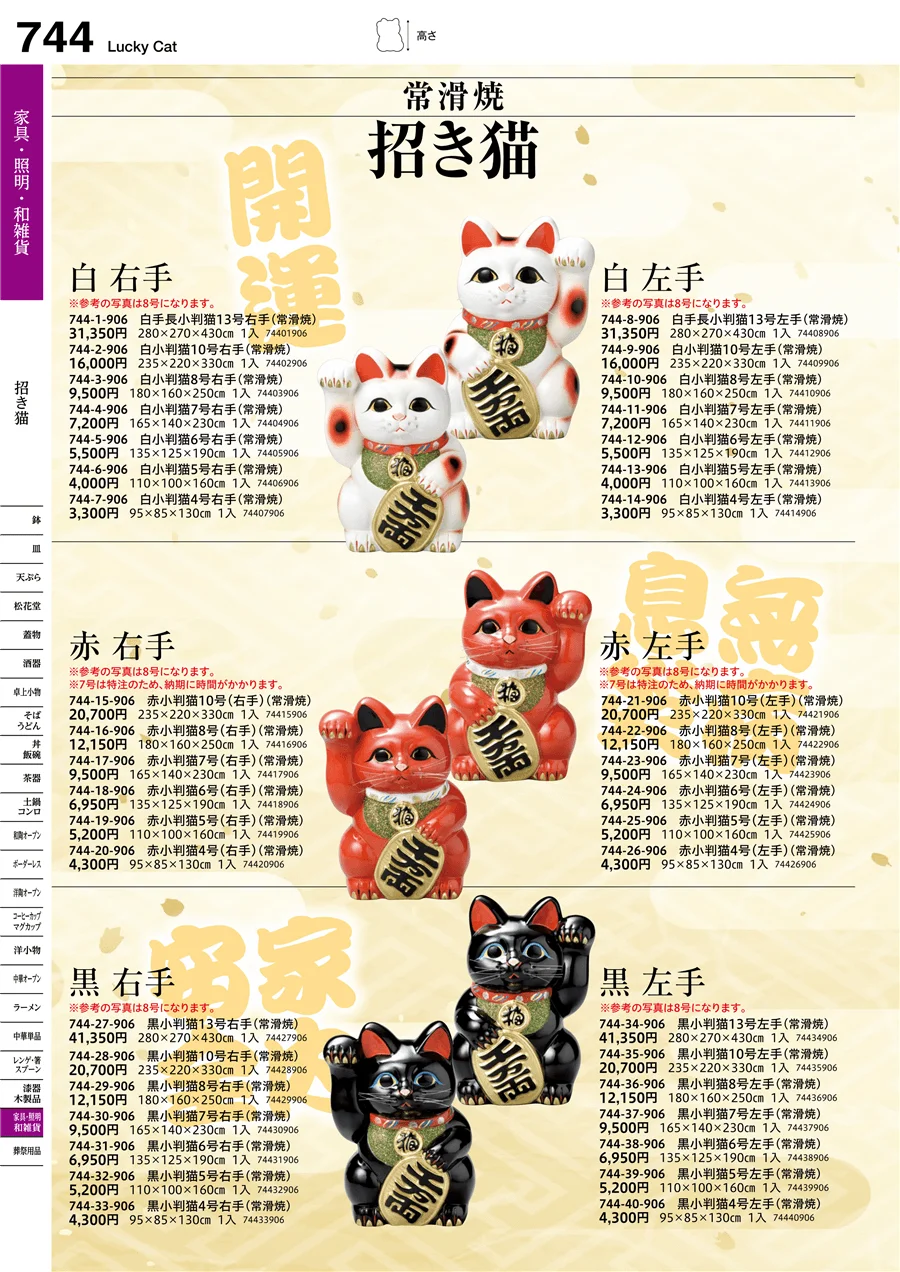 招き猫 ページ744
