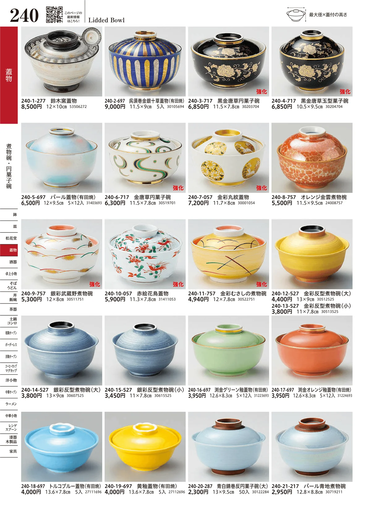 うつわvol.17・ページ番号240・煮物碗・円菓子碗