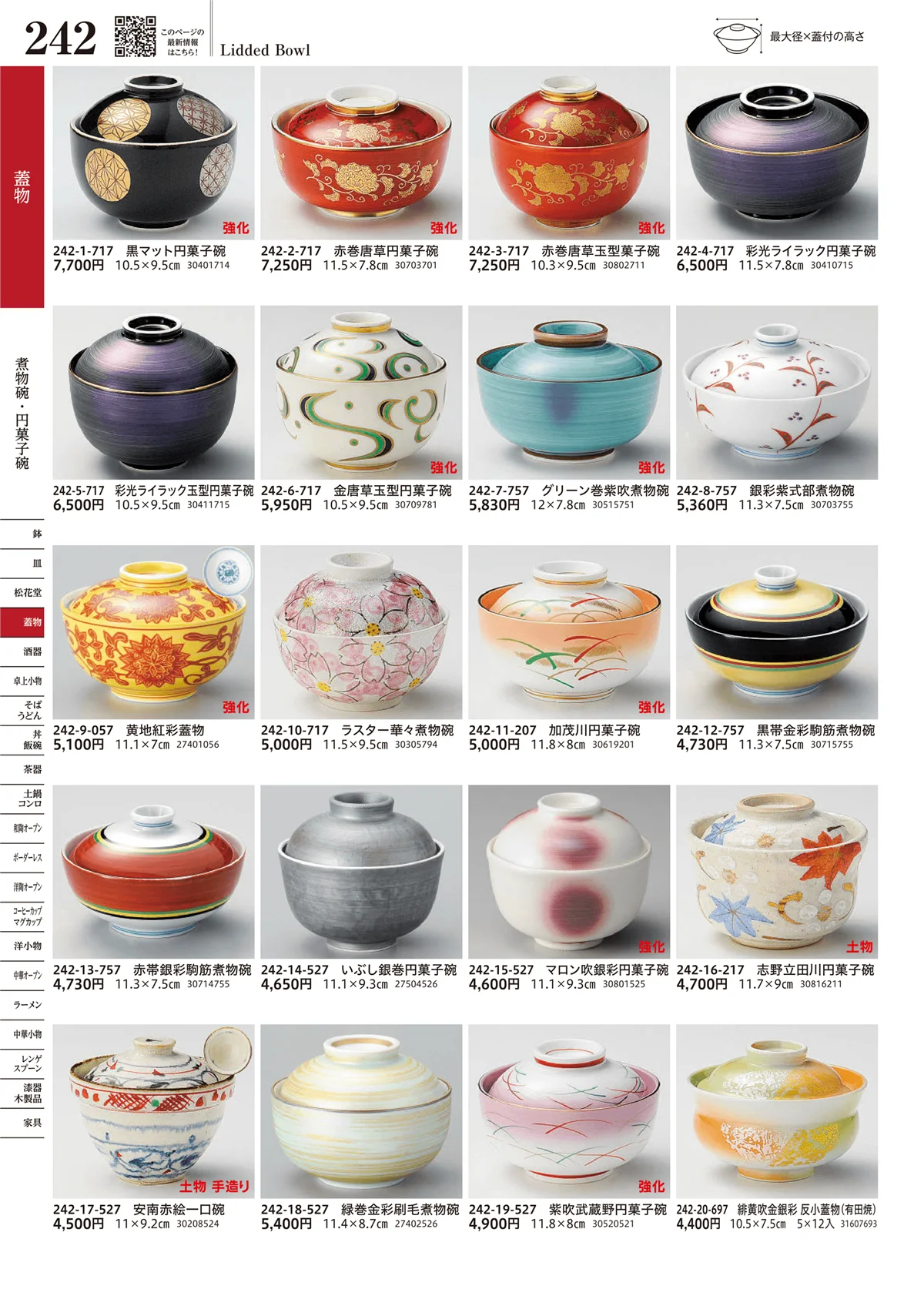 うつわvol.17・ページ番号242・煮物碗・円菓子碗