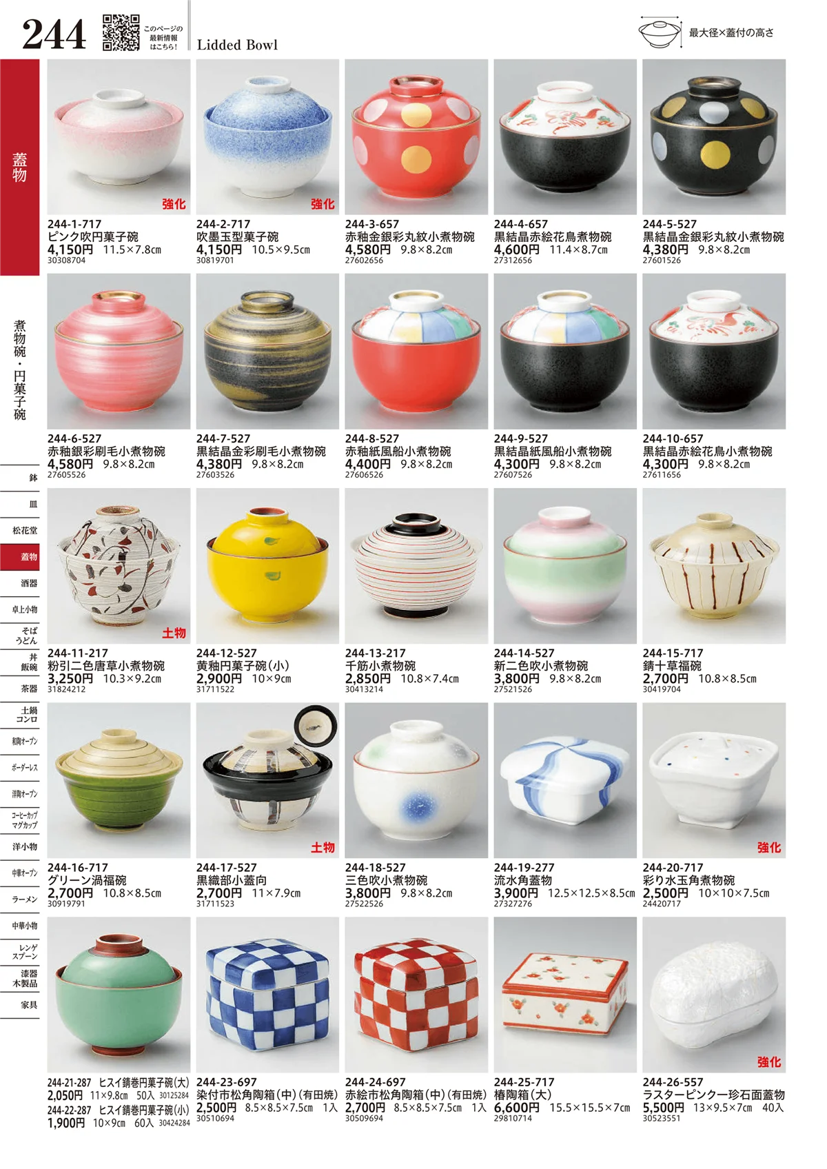 うつわvol.17・ページ番号244・煮物碗・円菓子碗