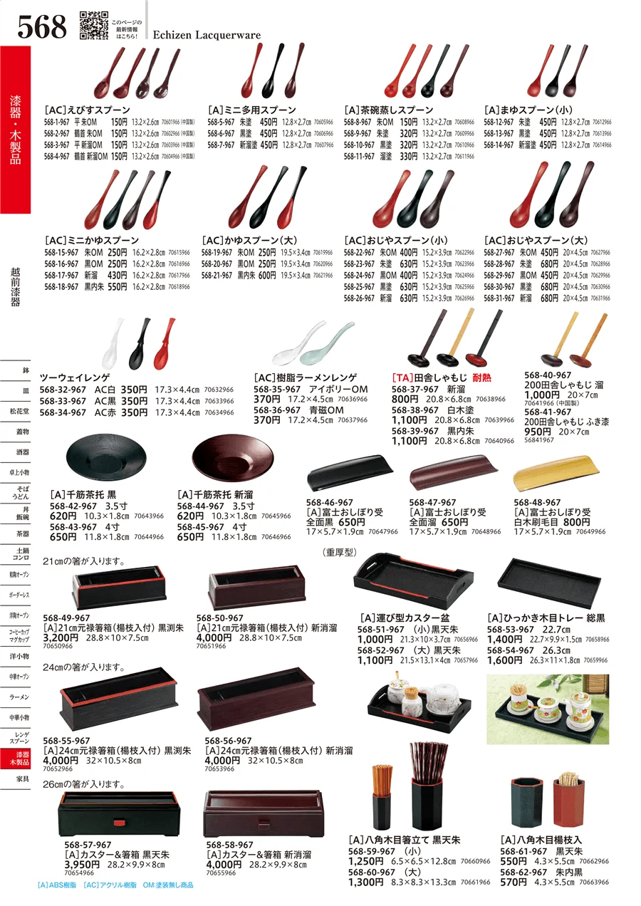越前漆器 ページ568