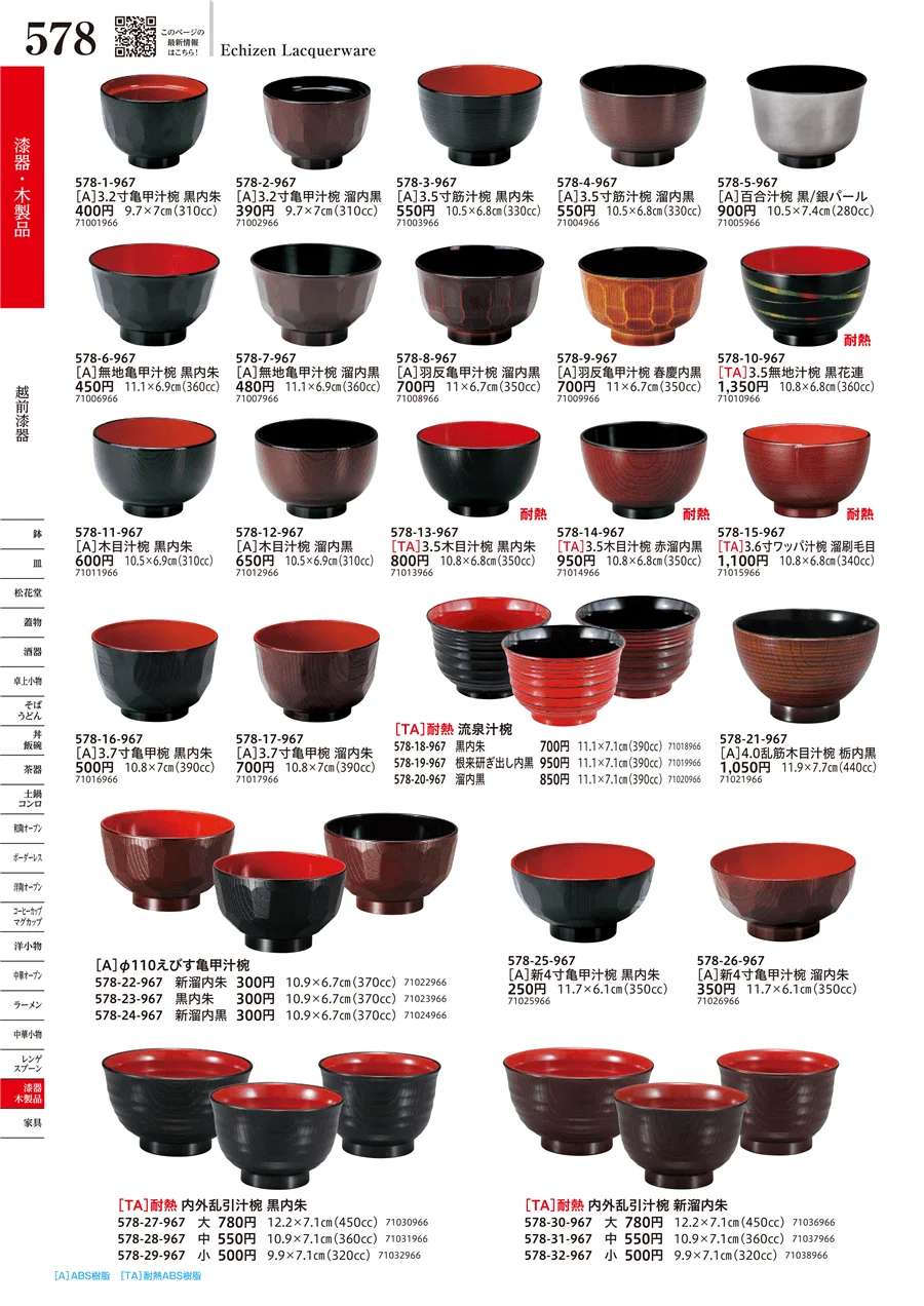 越前漆器 ページ578