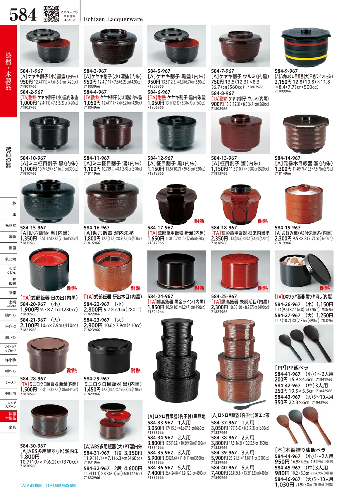 うつわvol.17・ページ番号584・越前漆器