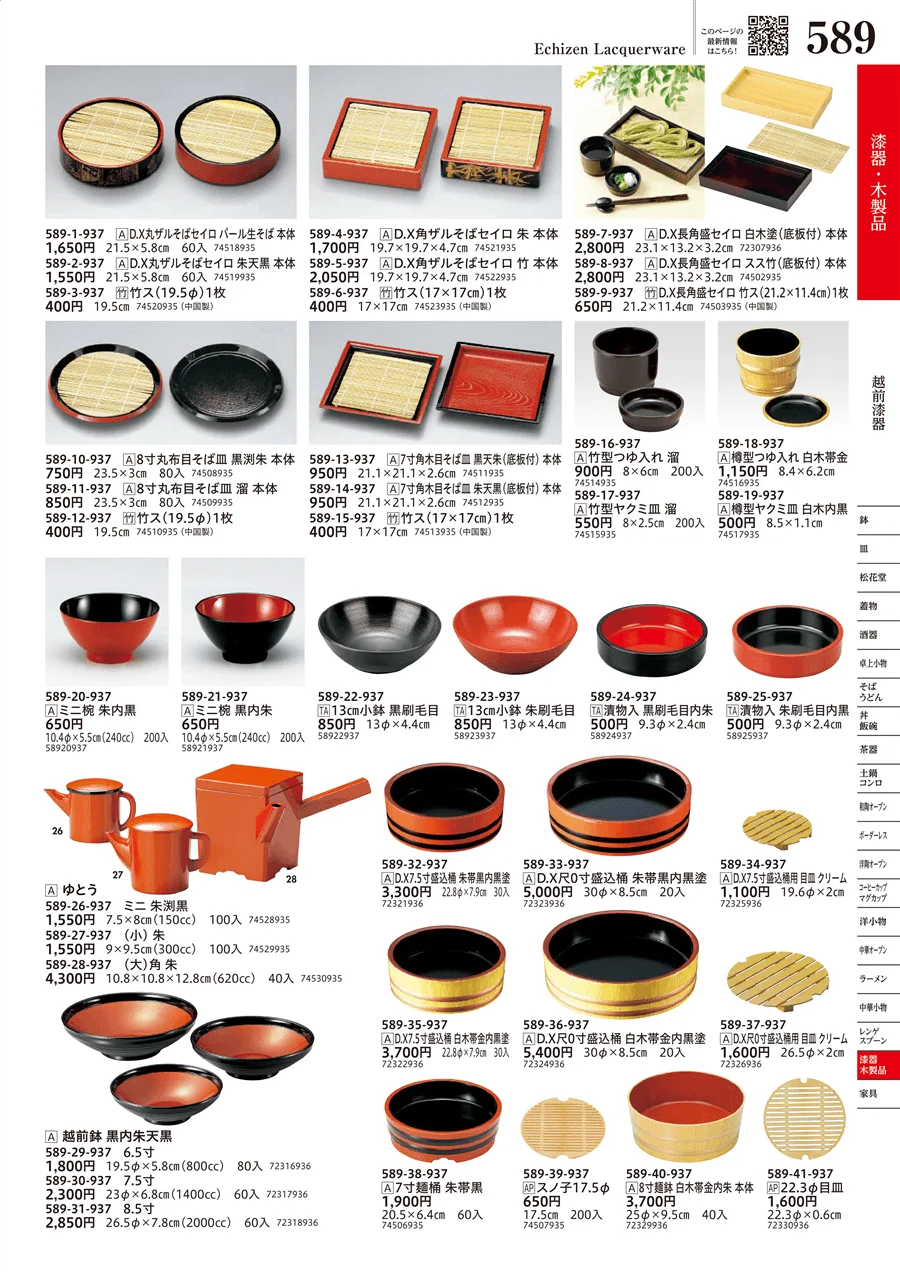 越前漆器 ページ589