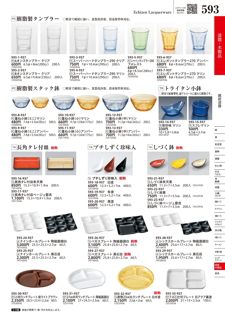 越前漆器 ページ593