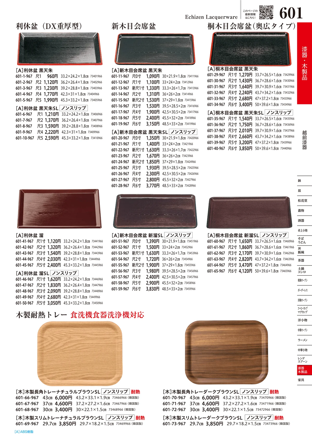 うつわvol.17・ページ番号601・越前漆器