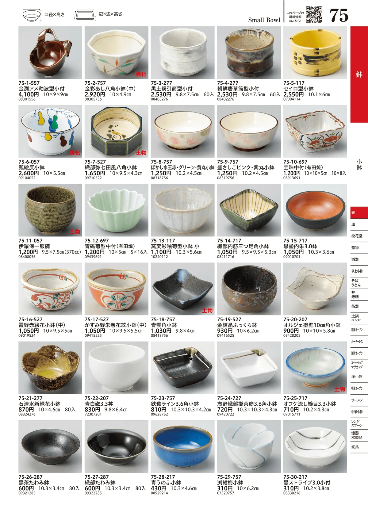 うつわvol.17・ページ番号75・小鉢
