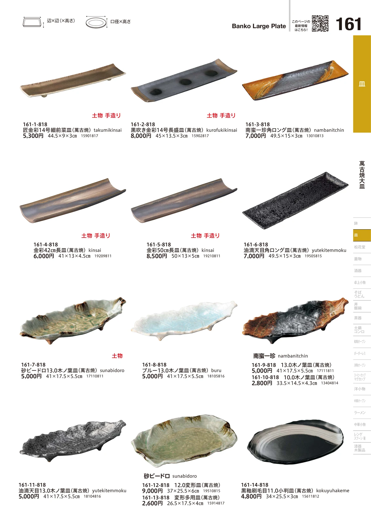 うつわvol.18・ページ番号161・萬古焼大皿