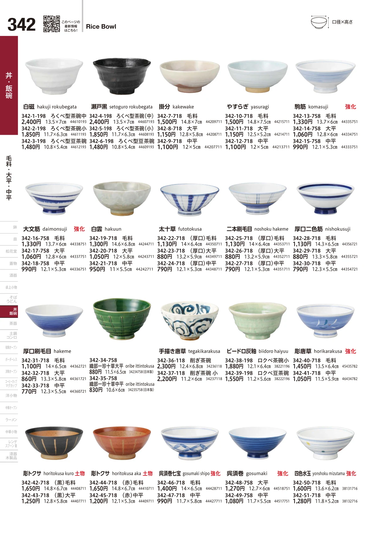 うつわvol.18・ページ番号342・毛料・大平・中平