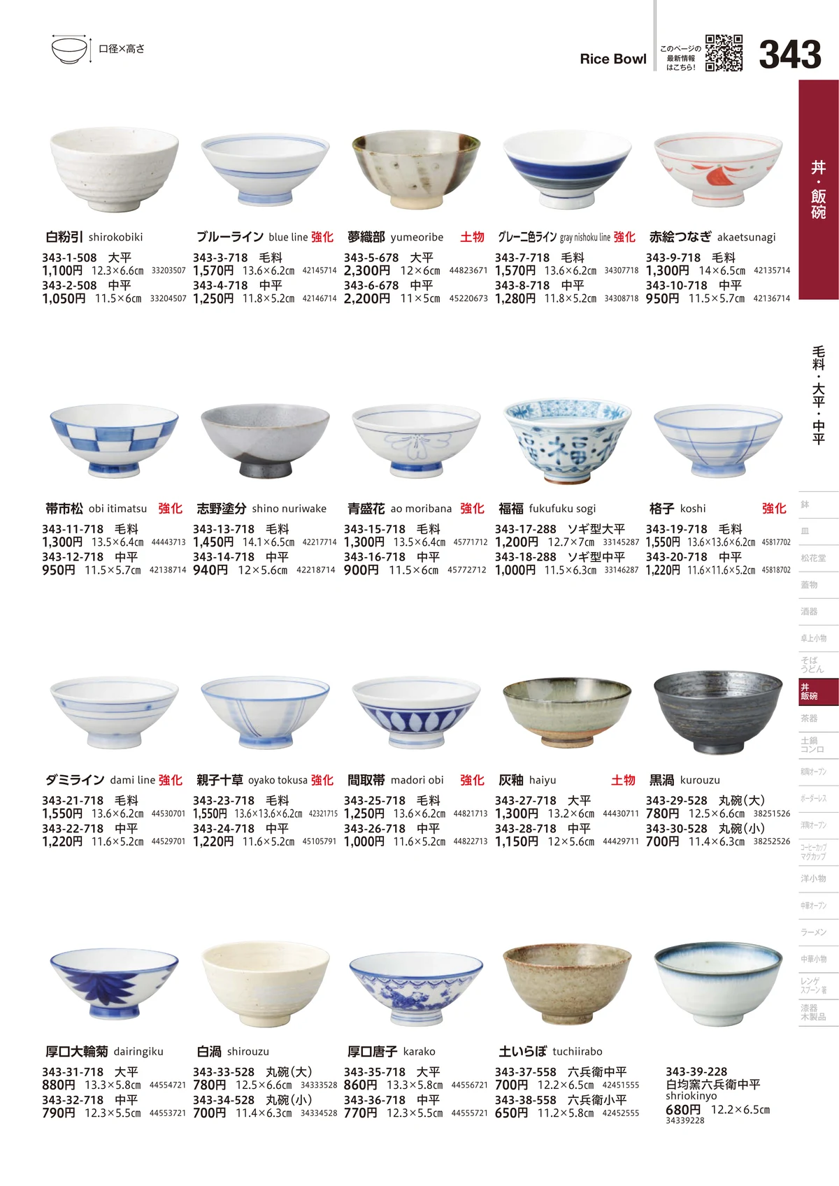 うつわvol.18・ページ番号343・毛料・大平・中平
