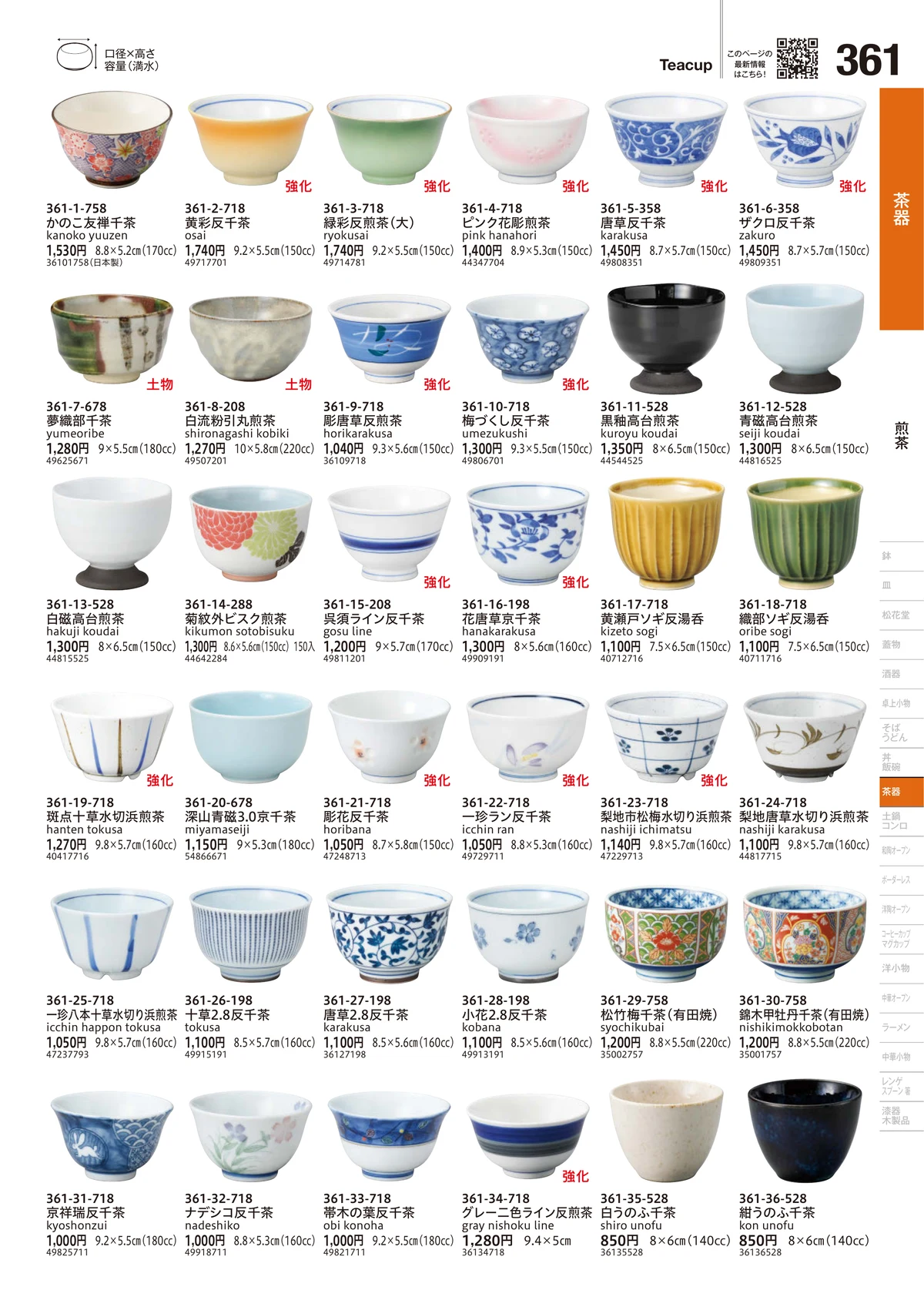 うつわvol.18・ページ番号361・煎茶