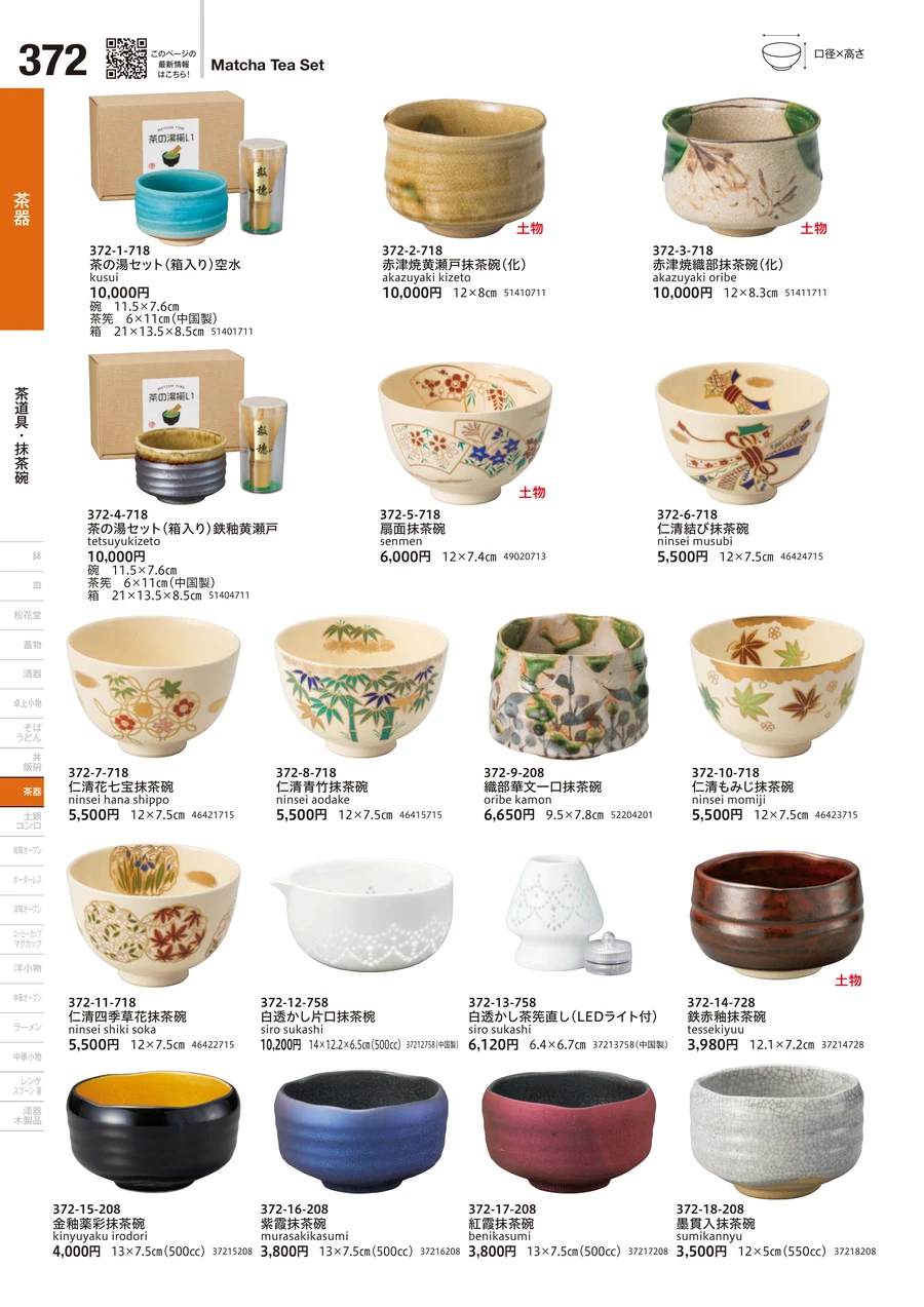 茶道具・抹茶碗 ページ372