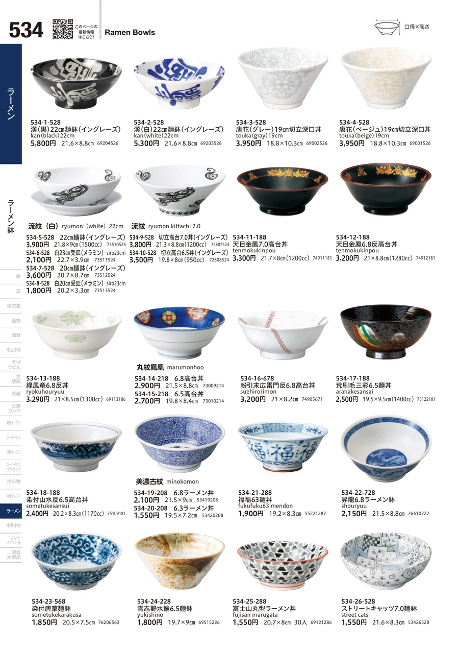 ラーメン鉢 ページ534