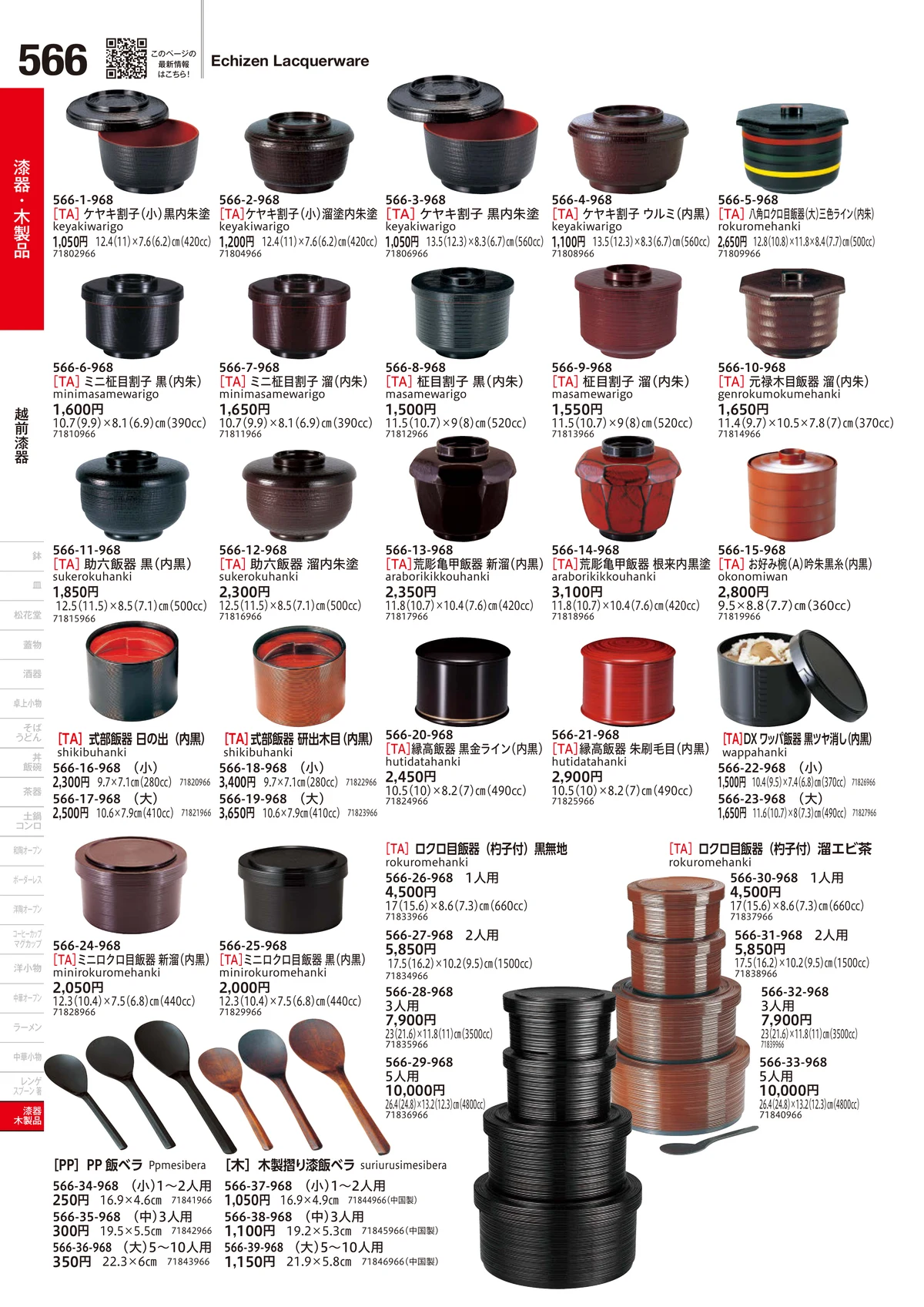 うつわvol.18・ページ番号566・越前漆器