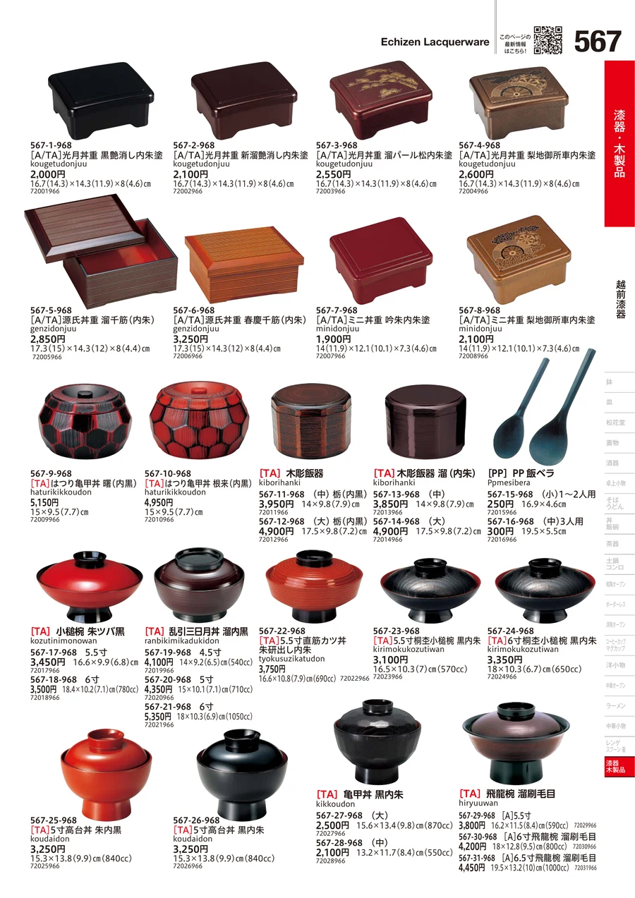 越前漆器 ページ567