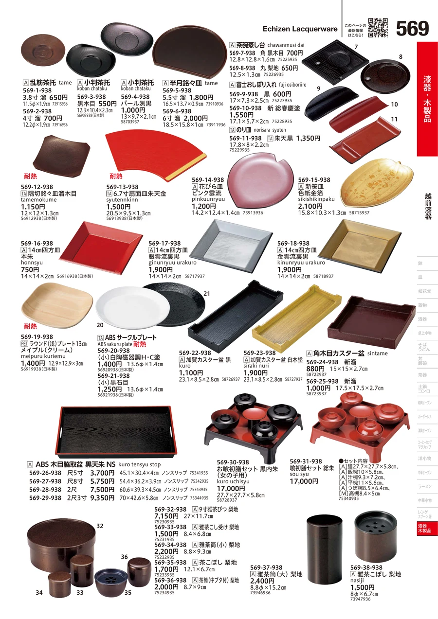 越前漆器 ページ569