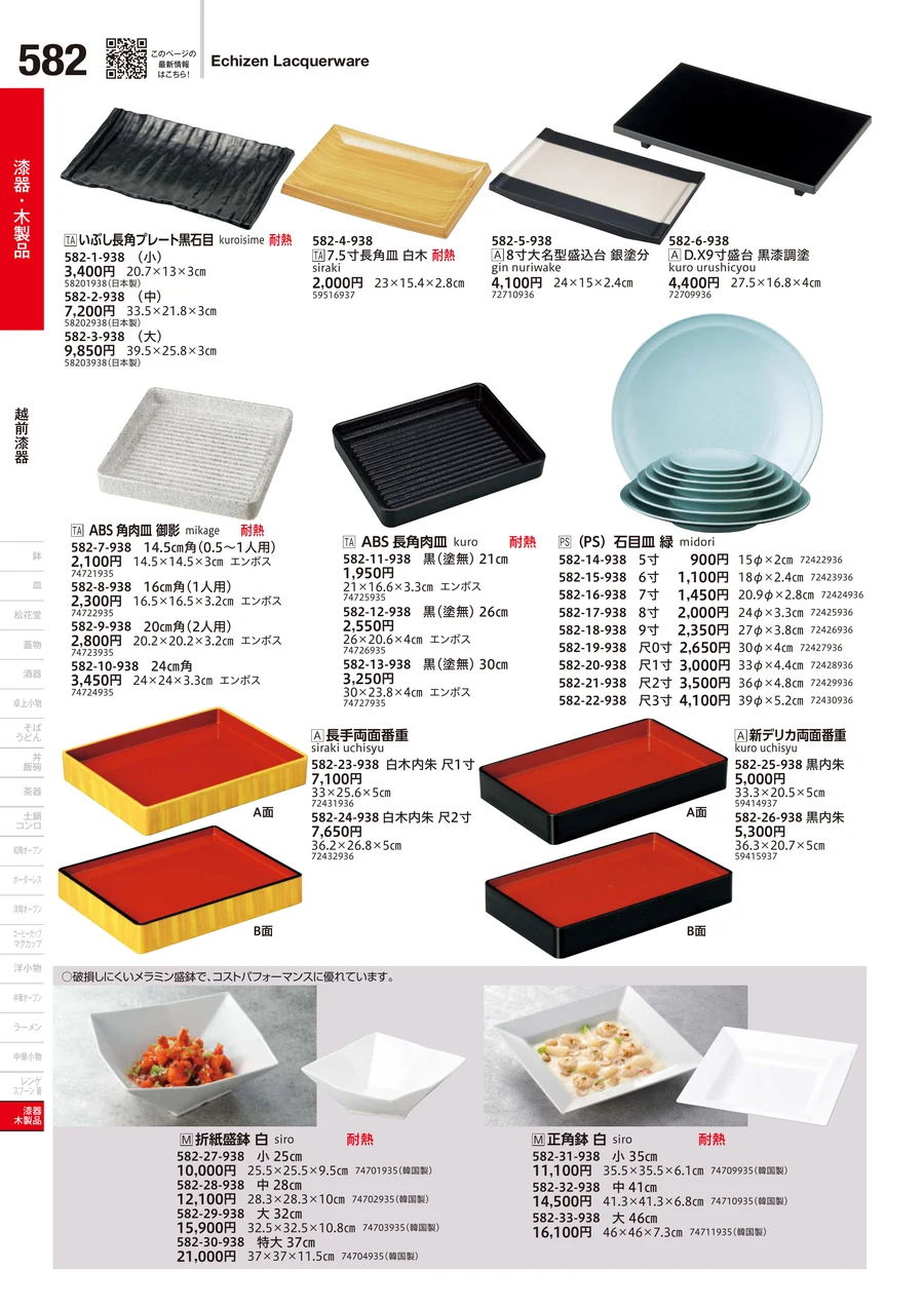 越前漆器 ページ582