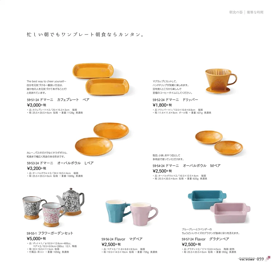 朝食の器 ページ59