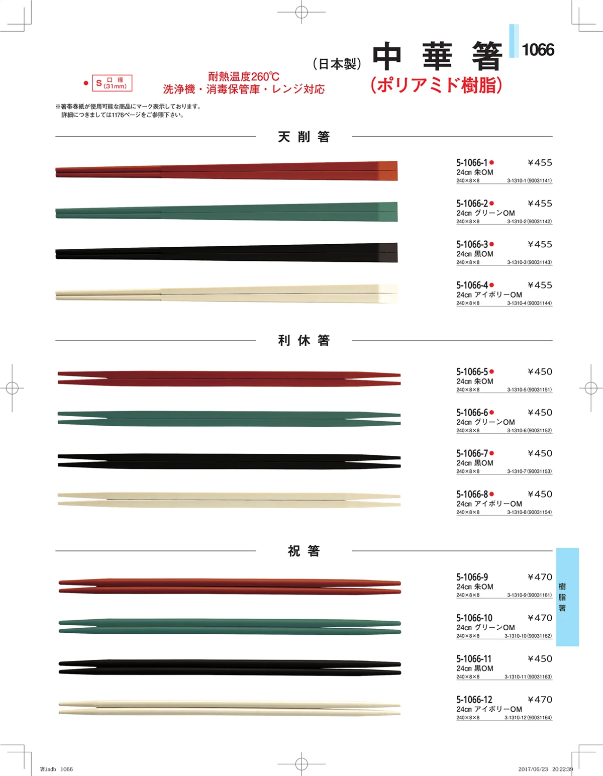 やすらぎ・ページ番号1066・箸・箸置き・スプーン・箸箱